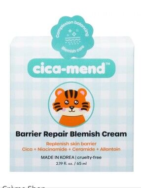The Crème Shop Cica-mend Barrier Repair Blemish Cream
